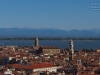 Blick vom Markusturm auf die Alpen